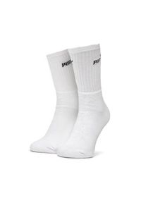 Puma Zestaw 3 par wysokich skarpet unisex 90793402 39/42 Biały. Kolor: biały. Materiał: materiał