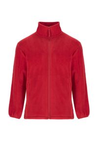 ROLY - Kurtka Dziecięca/dziecięca Artic Full Zip Fleece Jacket. Kolor: czerwony