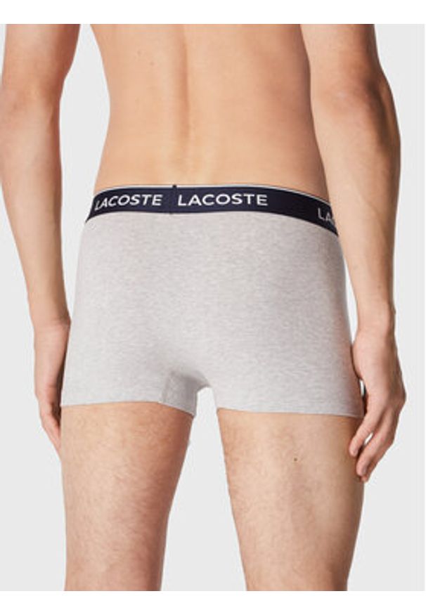 Lacoste Komplet 3 par bokserek 5H3389 Szary. Kolor: szary. Materiał: bawełna