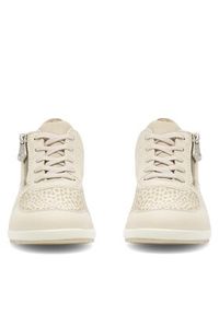 Rieker Sneakersy L4821-60 Écru. Materiał: skóra #4