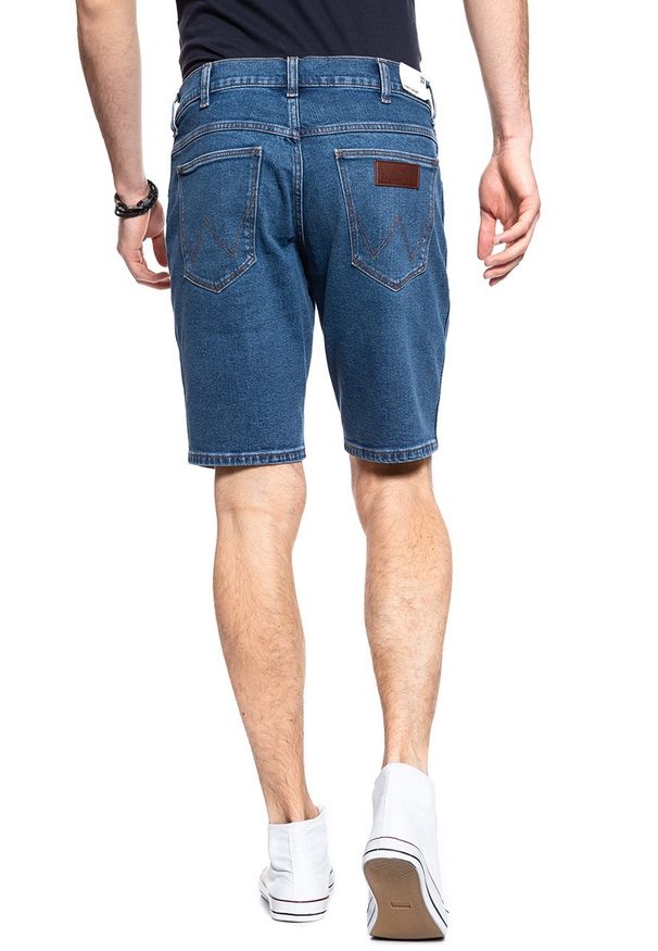 Wrangler - SPODENKI WRANGLER 5 PKT SHORT THE LOOK W14CKP117 112126601. Materiał: jeans