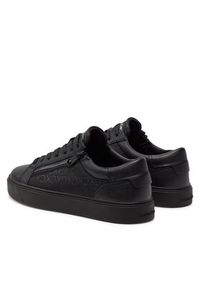 Calvin Klein Sneakersy Low Top Lace Up W/ Zip Mono HM0HM01424 Czarny. Kolor: czarny #4