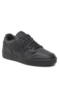New Balance Sneakersy BB480L3B Czarny. Kolor: czarny. Materiał: skóra