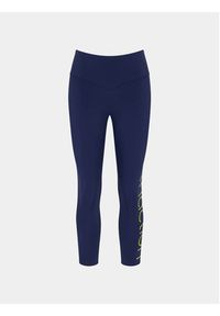 Triumph Legginsy Cardio RTW 7/8 High Waist Leggings Logo 10215957 Granatowy Slim Fit. Stan: podwyższony. Kolor: niebieski. Materiał: syntetyk #3