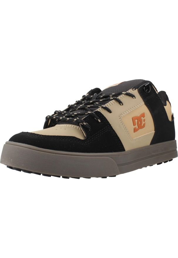 DC Shoes - Buty DC PURE WNT Brązowy. Kolor: brązowy. Materiał: tkanina, skóra