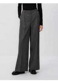 Reserved - Szerokie spodnie w kratę - wielobarwny. Materiał: tkanina #1
