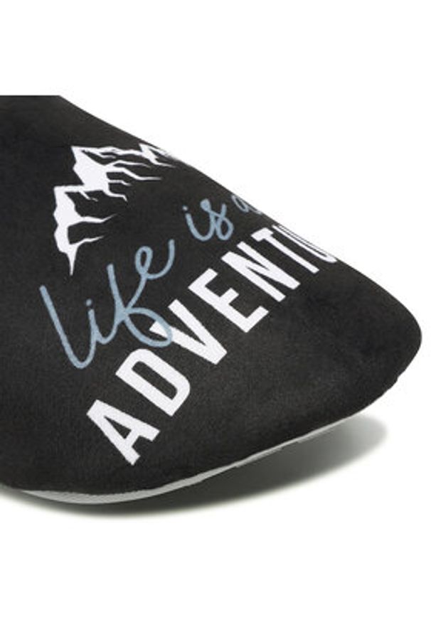 Home & Relax Kapcie 9519263 Czarny. Kolor: czarny. Materiał: materiał