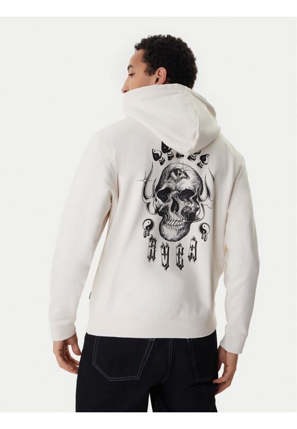 RVCA Bluza All Seeing Hoodie EVYSF00133 Beżowy Regular Fit. Kolor: beżowy. Materiał: bawełna