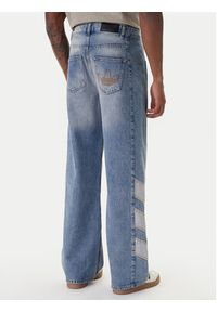 Adidas - adidas Jeansy KE0112 Niebieski Loose Fit. Kolor: niebieski #3