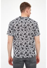 Karl Lagerfeld - Koszula męska lniana z krótkimi rękawami KARL LAGERFELD. Materiał: len. Długość rękawa: krótki rękaw. Długość: krótkie #3