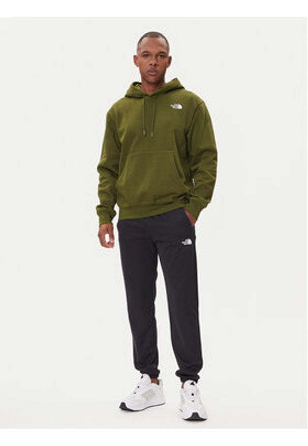 The North Face Bluza Essential NF0A89ES Zielony Regular Fit. Kolor: zielony. Materiał: bawełna