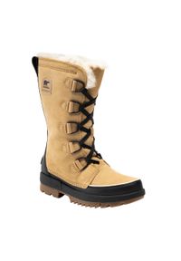 sorel - Śniegowce damskie Sorel Torino II Tall WP. Kolor: czarny. Sezon: zima. Styl: sportowy
