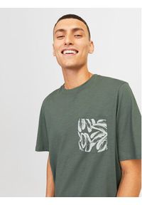 Jack & Jones - Jack&Jones T-Shirt Lafayette 12250435 Zielony Standard Fit. Kolor: zielony. Materiał: bawełna