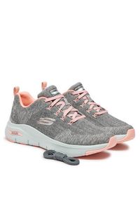 skechers - Skechers Sneakersy 149414/GYPK Szary. Kolor: szary. Materiał: materiał #6