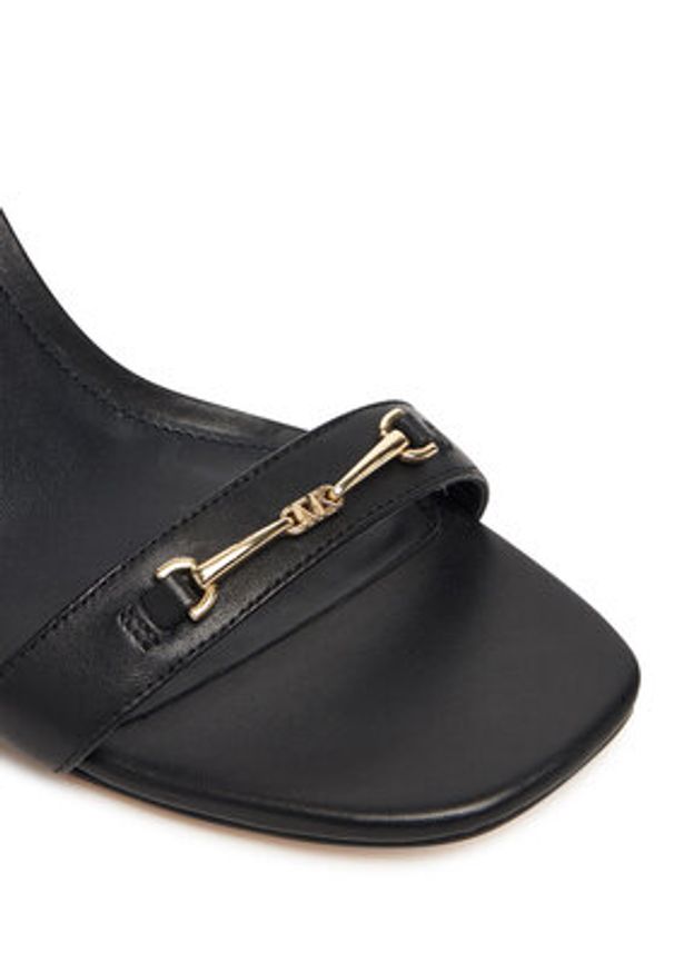 MICHAEL Michael Kors Sandały Lena 40R5LEHS1L Czarny. Kolor: czarny. Materiał: skóra