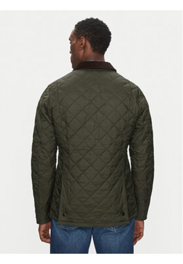 Barbour Kurtka przejściowa Heritage Liddesdale MQU0240OL71 Zielony Tailored Fit. Kolor: zielony. Materiał: syntetyk