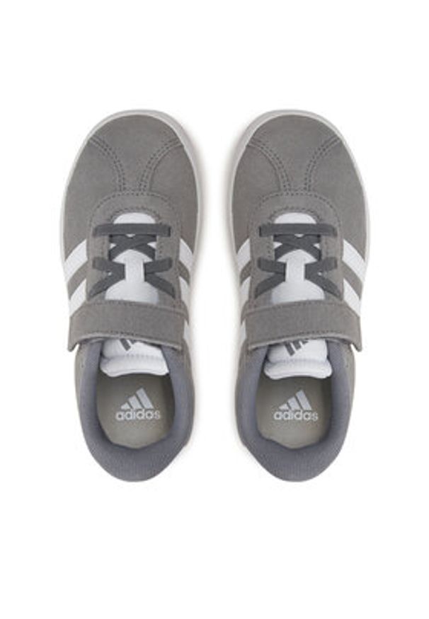 Adidas - adidas Sneakersy VL Court 3.0 ID9149 Szary. Kolor: szary. Materiał: zamsz, skóra