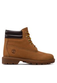 Trapery Timberland. Kolor: brązowy. Materiał: nubuk