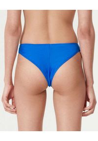 NOIRE SWIMWEAR - Dół od bikini V-Shape Sapphire. Stan: obniżony. Kolor: niebieski. Materiał: tkanina #3