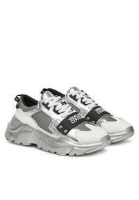 Versace Jeans Couture Sneakersy 79YA3SC4 Biały. Kolor: biały. Materiał: skóra