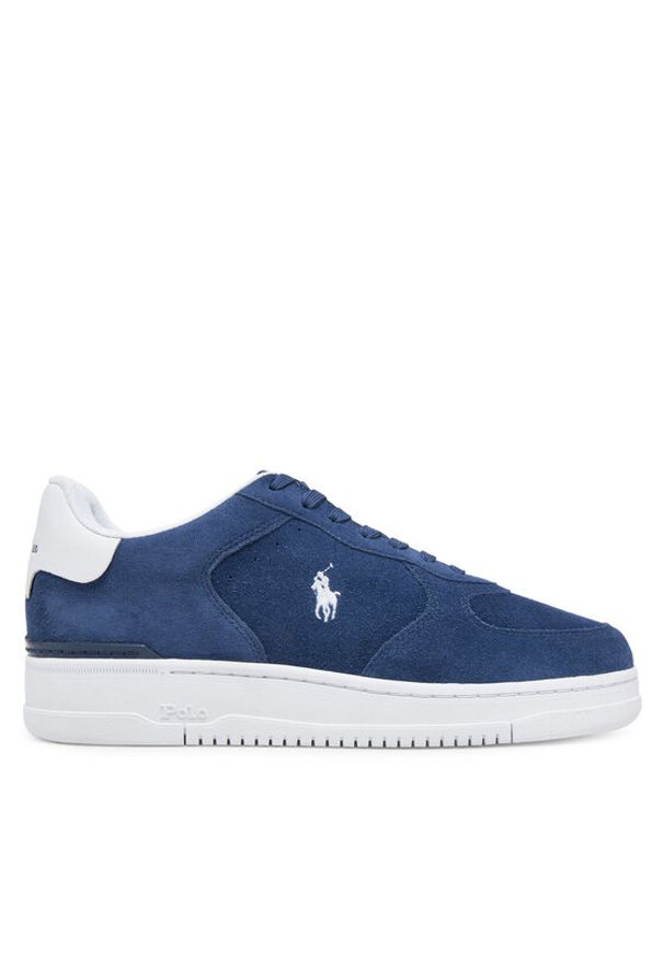 Polo Ralph Lauren Sneakersy Masters Court 809965086002 Granatowy. Kolor: niebieski. Materiał: skóra, zamsz