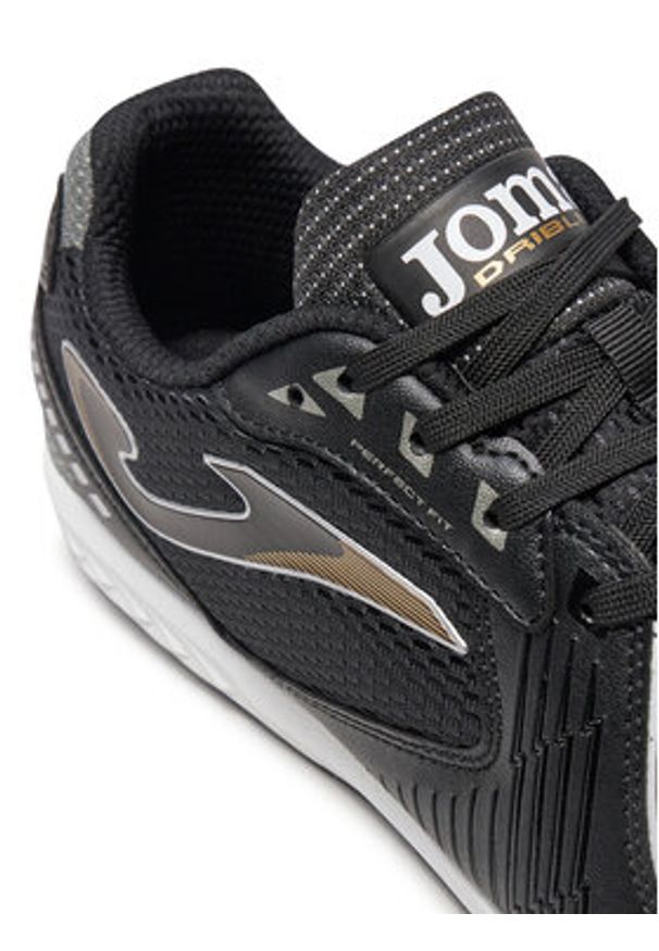 Joma Buty do piłki nożnej Dribling Indoor DRIW2401IN Czarny. Kolor: czarny. Materiał: materiał, mesh