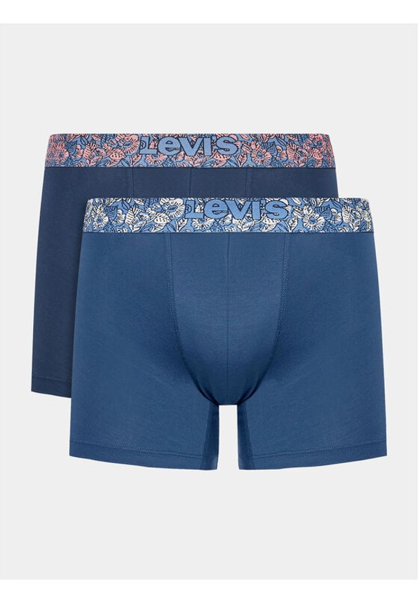 Levi's® Komplet 2 par bokserek 701222906 Niebieski. Kolor: niebieski. Materiał: bawełna