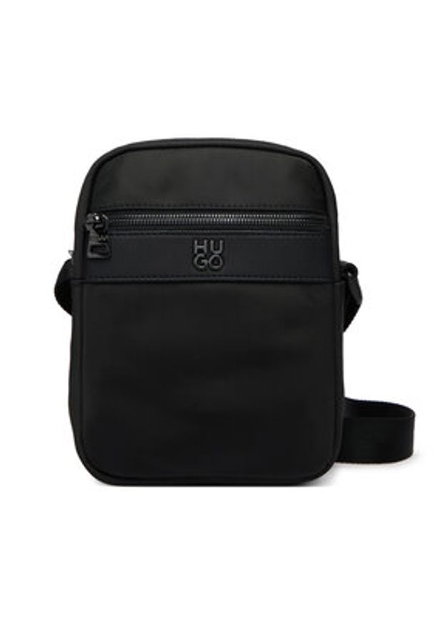 Hugo - HUGO Saszetka Quantic_N_Ns_Zip 50558388 Czarny. Kolor: czarny. Materiał: materiał