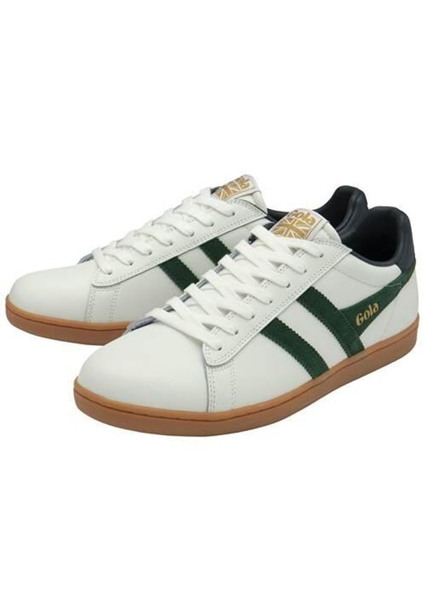 Buty do chodzenia męskie Gola Equipe Ii. Zapięcie: sznurówki. Kolor: zielony, wielokolorowy. Materiał: materiał, skóra. Szerokość cholewki: normalna. Sport: turystyka piesza