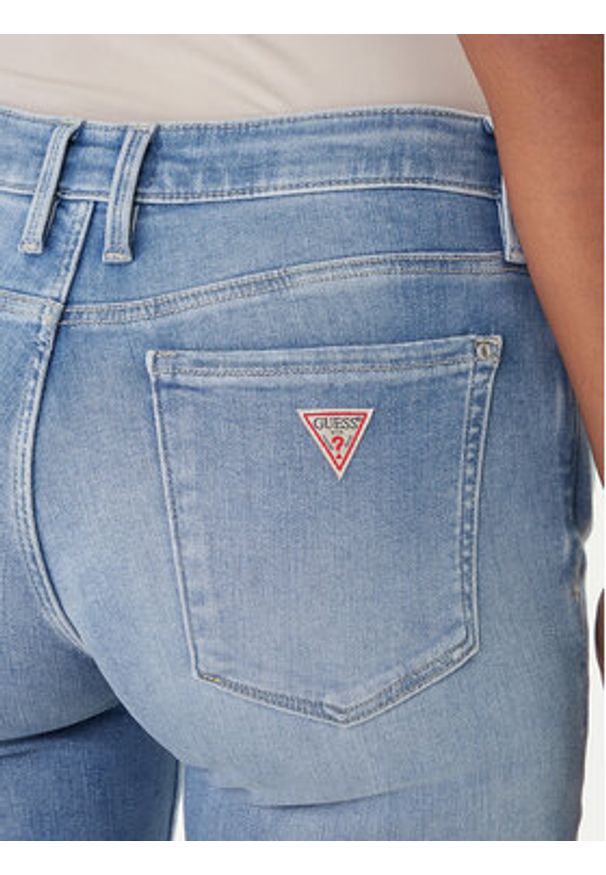 Guess Jeansy Annette W2YA99 D4Q01 Niebieski Skinny Fit. Kolor: niebieski