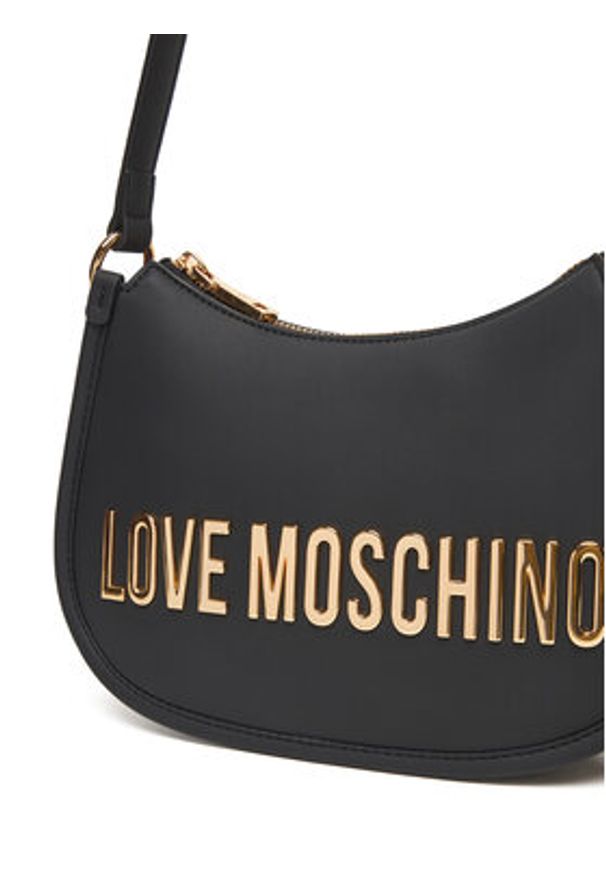 Love Moschino - LOVE MOSCHINO Torebka JC4027PP0NKD0000 Czarny. Kolor: czarny. Materiał: skórzane