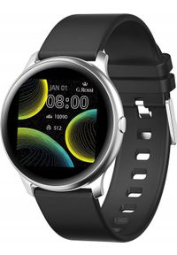 Smartwatch Gino Rossi SW010-11 Czarny (SW010-11). Rodzaj zegarka: smartwatch. Kolor: czarny