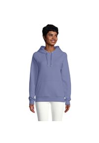 SOL'S - Bluza Z Kapturem Dla Dorosłych Unisex Stellar. Typ kołnierza: kaptur. Kolor: niebieski. Materiał: polar. Sport: turystyka piesza #1