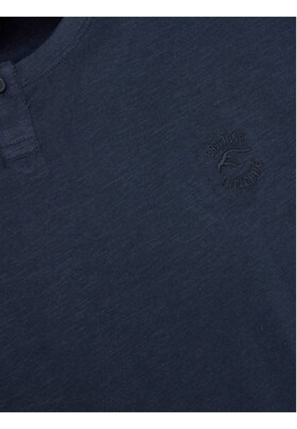 INDICODE T-Shirt Lunnin 41-040 Granatowy Regular Fit. Kolor: niebieski. Materiał: bawełna