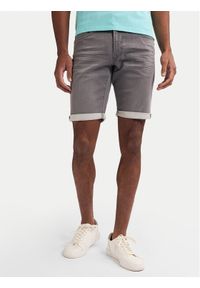 Petrol Industries Szorty jeansowe M-ROS-SHO001 Szary Slim Fit. Kolor: szary. Materiał: bawełna