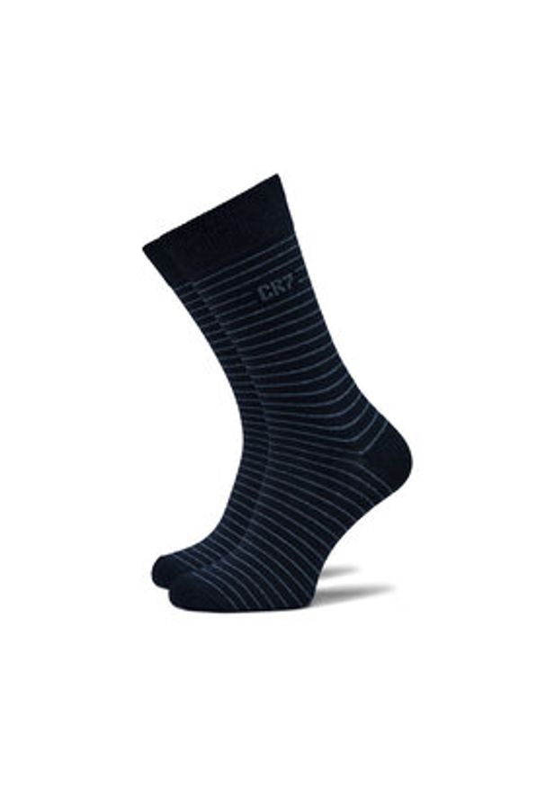 Cristiano Ronaldo CR7 Skarpety długie 8190-80-9001 Granatowy. Kolor: niebieski. Materiał: bawełna
