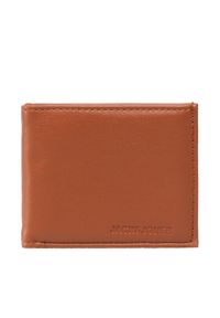 Jack & Jones - Jack&Jones Mały Portfel Męski Jaczack Wallet 12213118 Brązowy. Kolor: brązowy. Materiał: skóra