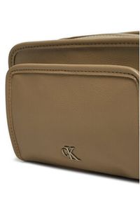 Calvin Klein Jeans Torebka Utility Camera Bag16 K60K613047 Brązowy. Kolor: brązowy. Materiał: skórzane #6