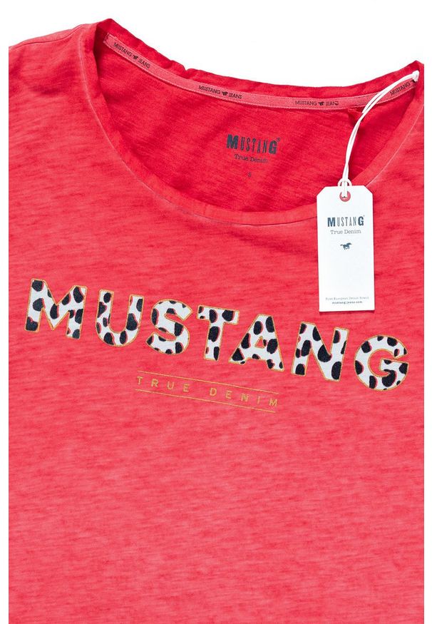 Mustang - MUSTANG T SHIRT DAMSKI Alexia C Print 1009029 7179. Wzór: nadruk