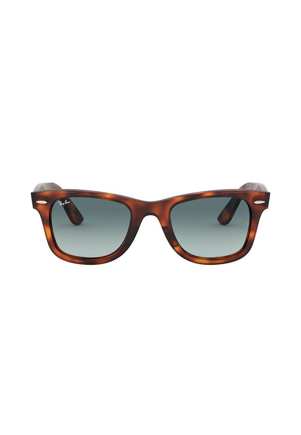 Ray-Ban - Okulary 0RB4340.63973M.50. Kształt: prostokątne. Kolor: brązowy