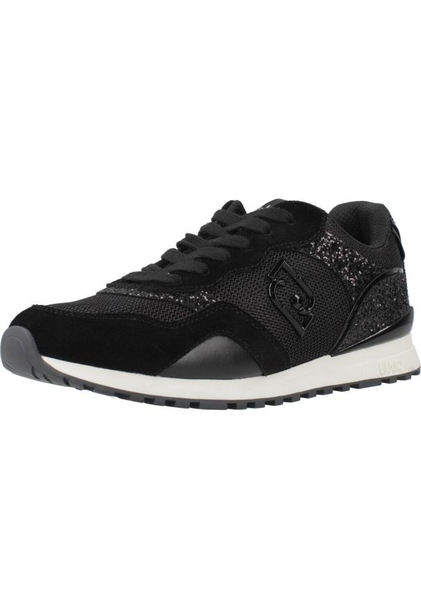 Liu Jo - Kapcie LIU-JO MAXI WONDER LOW 02 Czarny. Kolor: czarny. Materiał: tkanina, skóra. Styl: sportowy