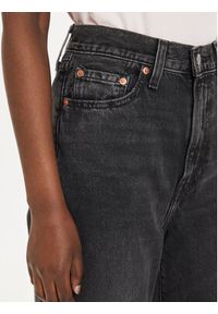 Levi's® Jeansy Ribcage A6081-0011 Czarny Wide Leg. Kolor: czarny