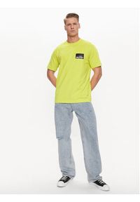 Karl Lagerfeld Jeans T-Shirt 231D1706 Żółty Regular Fit. Kolor: żółty. Materiał: bawełna #4