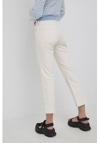only - Only jeansy Kenya damskie medium waist. Kolor: beżowy #4