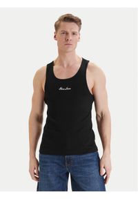 Guess Jeans Top M6GP05 KA0H1 Czarny Regular Fit. Kolor: czarny. Materiał: bawełna #1