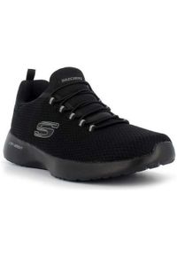 skechers - Buty na co dzień męskie SKECHERS DYNAMIGHT siateczka. Okazja: na co dzień. Kolor: czarny. Sport: fitness