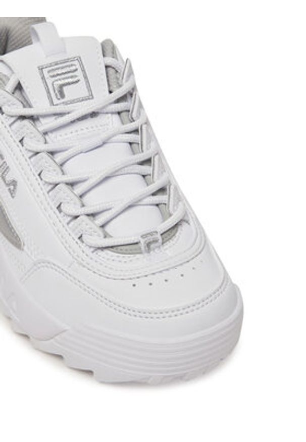 Fila Sneakersy Disruptor M FFT0146 13070 Biały. Kolor: biały. Materiał: skóra