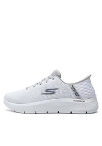 skechers - Skechers Sneakersy Go Walk Flex-New World 216505/WGY Biały. Kolor: biały. Materiał: materiał #6