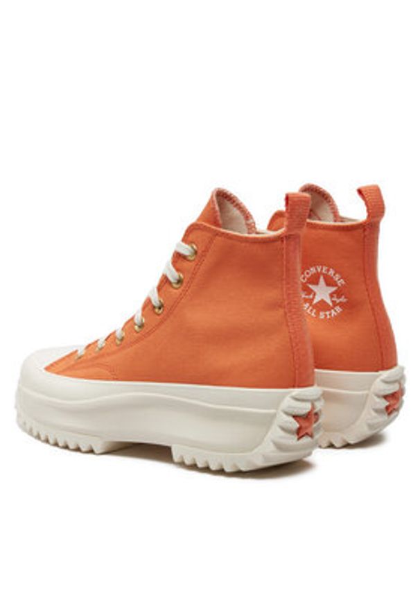 Converse Trampki Run Star Hike A09911C Pomarańczowy. Kolor: pomarańczowy. Materiał: materiał