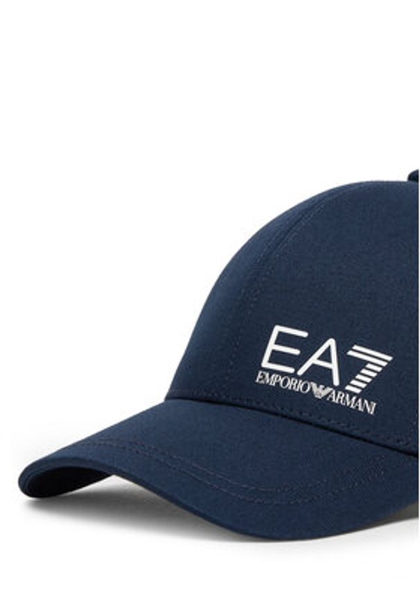 EA7 Emporio Armani Czapka z daszkiem 7X000005 AF11989 MB038 Granatowy. Kolor: niebieski. Materiał: bawełna